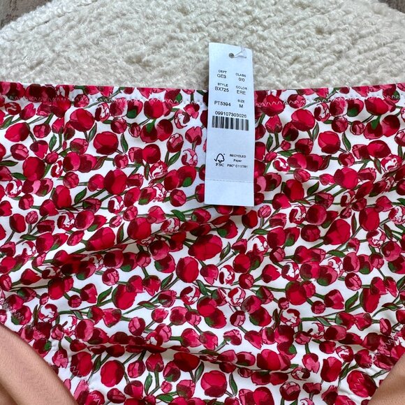 J. Crew Eliza's Red Fabric Floral Bikini Set NWT - Picture 7 of 10